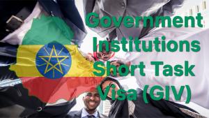 Government Institutions Short Task Visa (GIV): Completing Tasks for Government Entities in Ethiopia