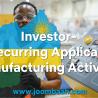  Investor-Recurring Applicant (Manufacturing Activities)