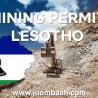 Mining Permit in Lesotho \u2013 Application Process, Requirements, and Duration