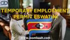 Temporary Employment Permit: Work Opportunities in Eswatini